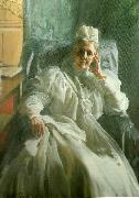 Anders Zorn drottning sophia oil on canvas